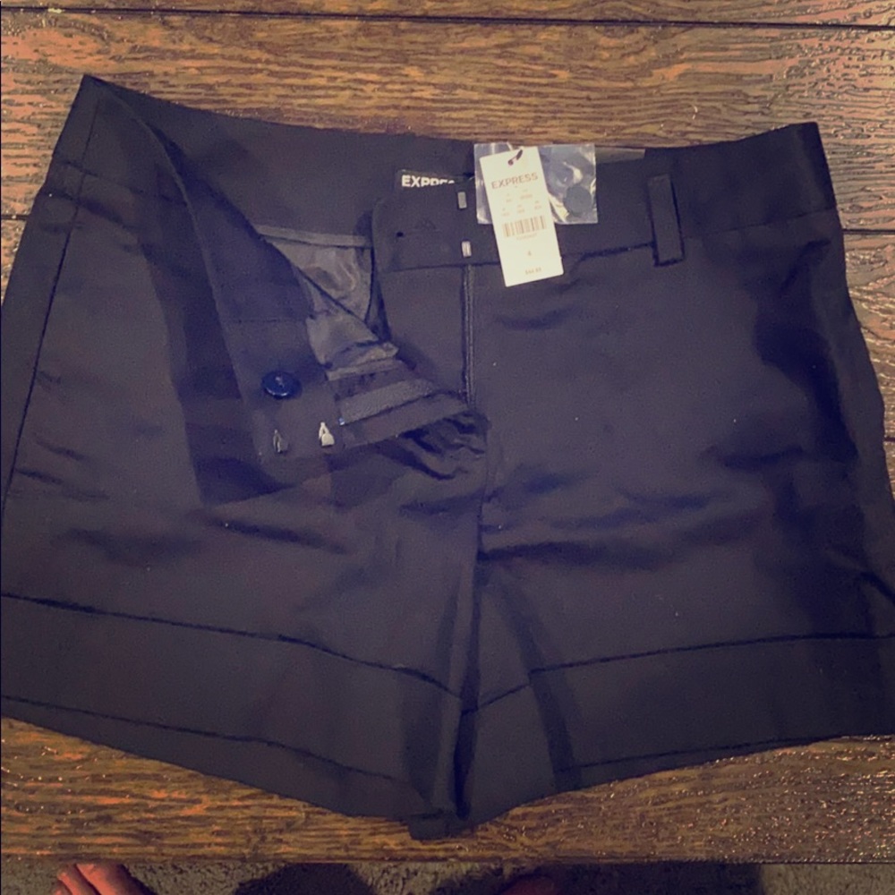 Brand new Express size 4 black shorts